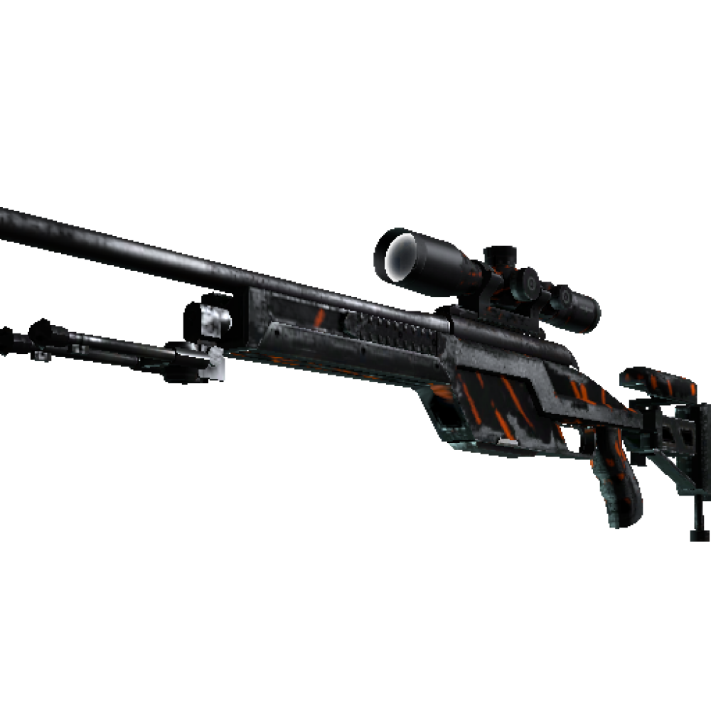 StatTrak™ SSG 08 | Slashed  (Battle-Scarred)