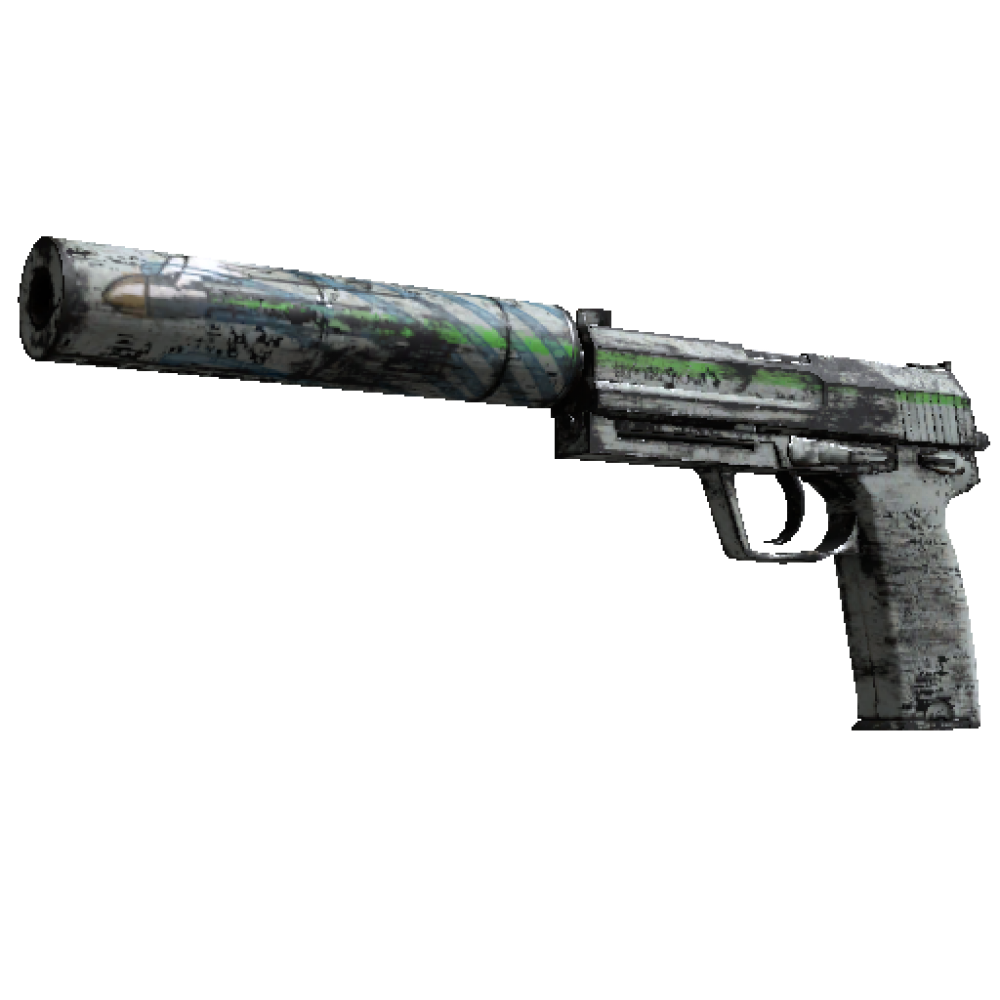 USP-S | Road Rash  (Battle-Scarred)