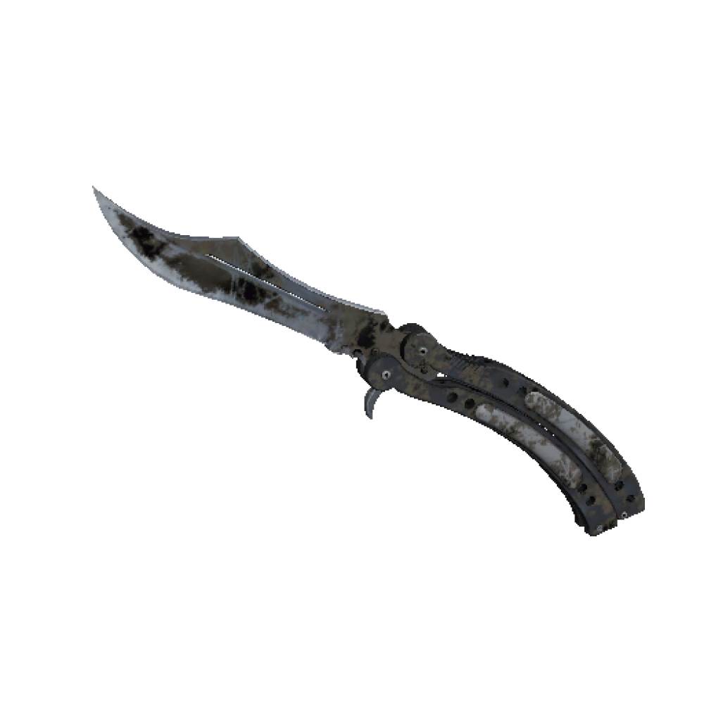 Butterfly Knife | Scorched  (Battle-Scarred)