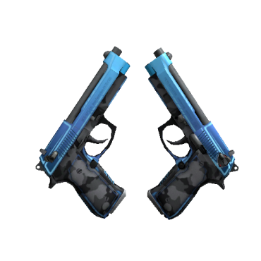 StatTrak™ Dual Berettas | Urban Shock  (Minimal Wear)