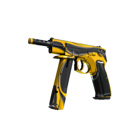 StatTrak™ CZ75-Auto | Yellow Jacket  (Well-Worn)