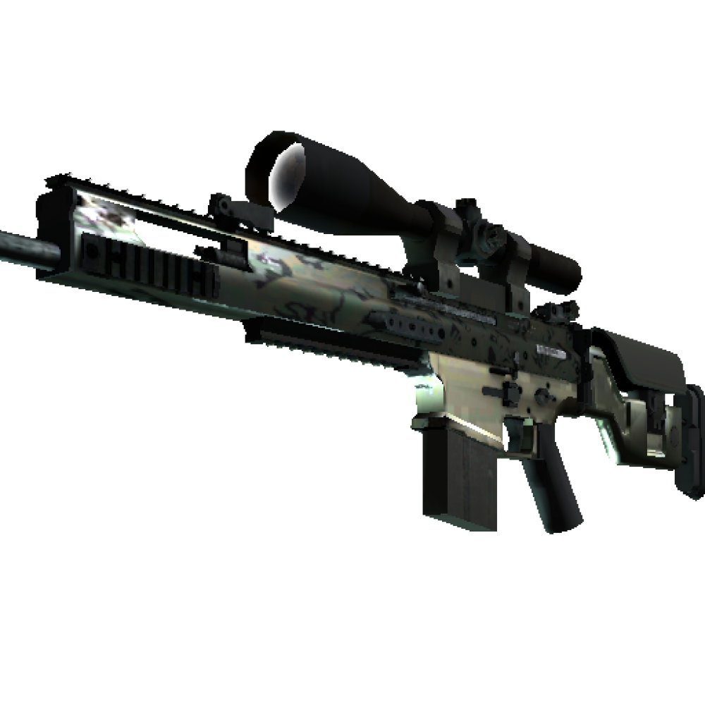 SCAR-20 | Army Sheen  (Minimal Wear)