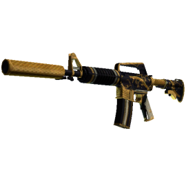 M4A1-S | Golden Coil  (Well-Worn)