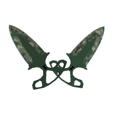 Shadow Daggers | Forest DDPAT  (Well-Worn)