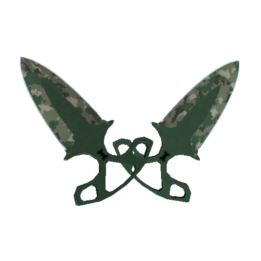 StatTrak™ Shadow Daggers | Forest DDPAT  (Field-Tested)