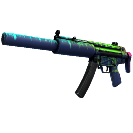 StatTrak™ MP5-SD | Phosphor  (Well-Worn)