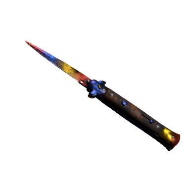 StatTrak™ Stiletto Knife | Marble Fade  (Factory New)