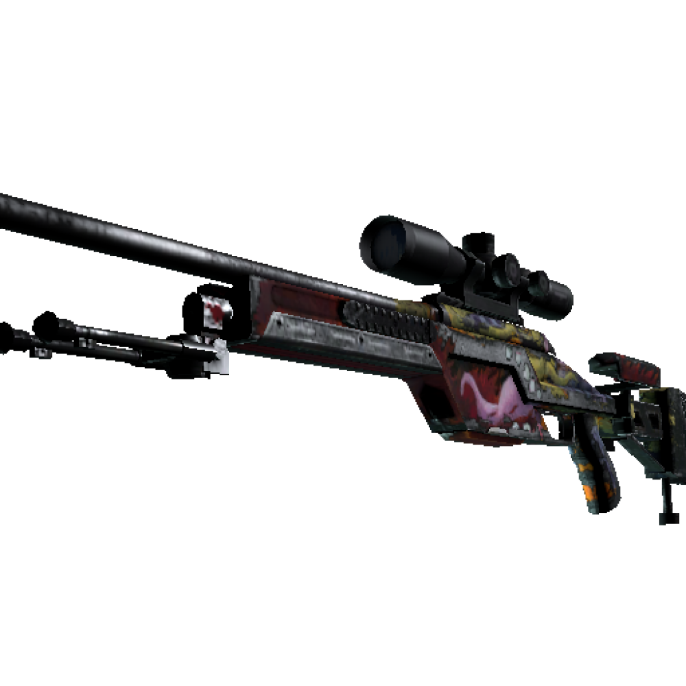 StatTrak™ SSG 08 | Bloodshot  (Battle-Scarred)