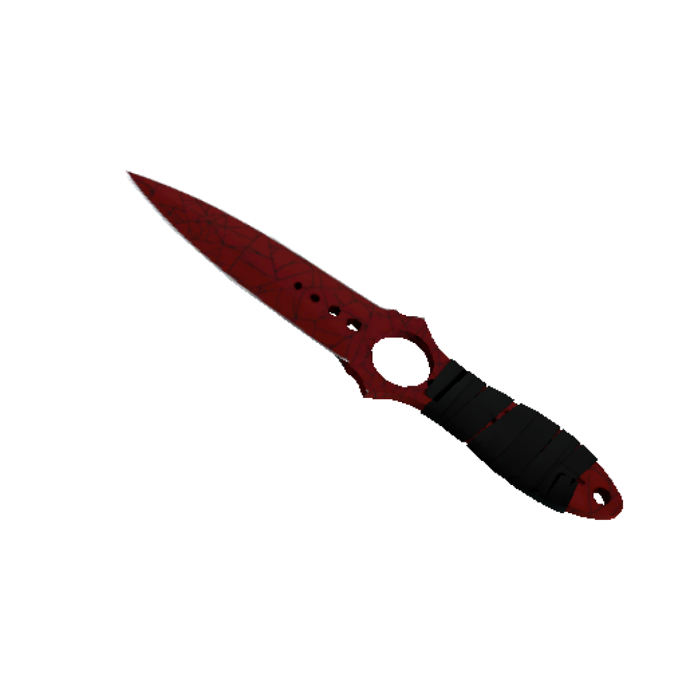 StatTrak™ Skeleton Knife | Crimson Web  (Field-Tested)