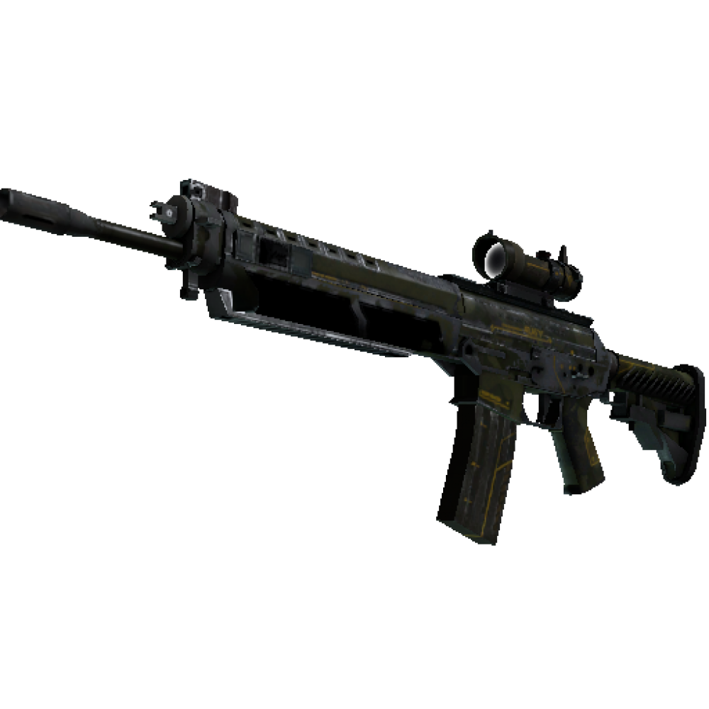 StatTrak™ SG 553 | Atlas  (Battle-Scarred)