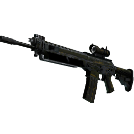 StatTrak™ SG 553 | Atlas  (Battle-Scarred)