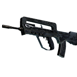 FAMAS | Night Borre  (Battle-Scarred)