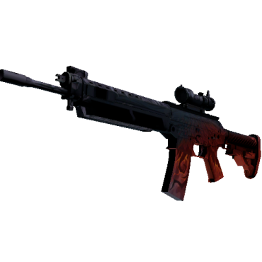 StatTrak™ SG 553 | Darkwing  (Well-Worn)