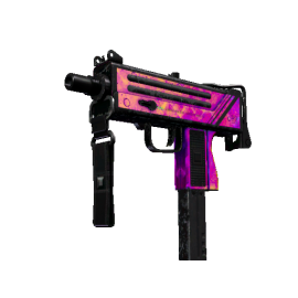 StatTrak™ MAC-10 | Disco Tech  (Battle-Scarred)