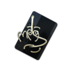 Sticker | Hello MP9 (Gold)