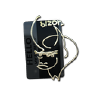 Sticker | Hello PP-Bizon (Gold)