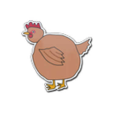 Sticker | Poorly Drawn Chicken