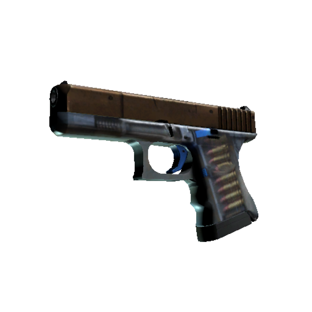 StatTrak™ Glock-18 | Clear Polymer  (Battle-Scarred)