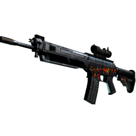 StatTrak™ SG 553 | Heavy Metal  (Well-Worn)