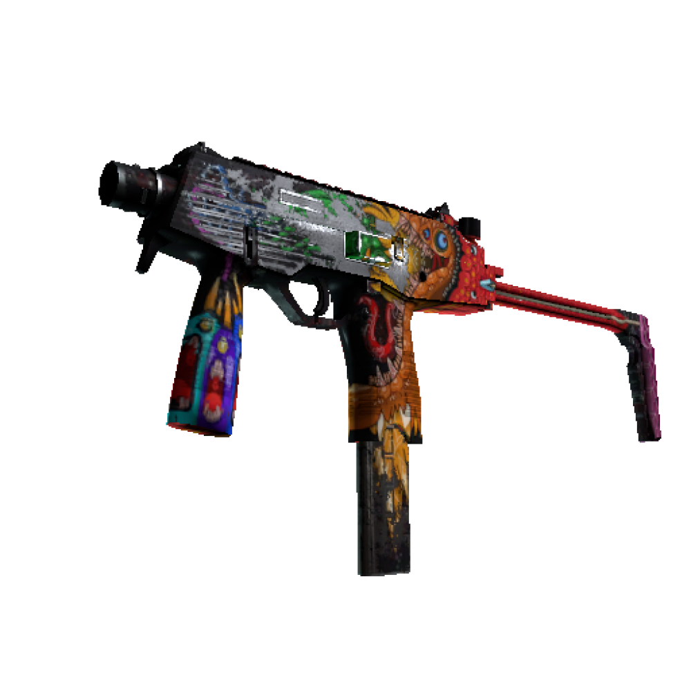 MP9 | Food Chain  (Battle-Scarred)