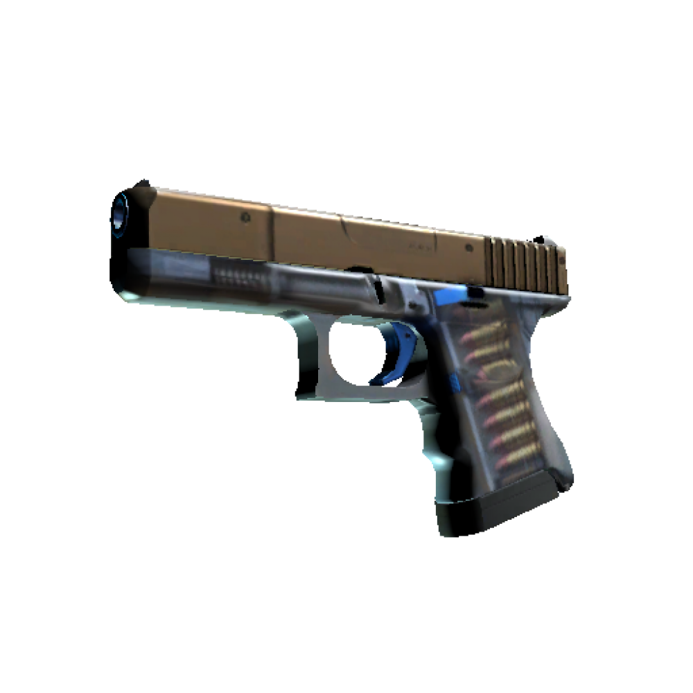 StatTrak™ Glock-18 | Clear Polymer  (Minimal Wear)