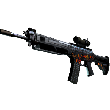 StatTrak™ SG 553 | Heavy Metal  (Minimal Wear)