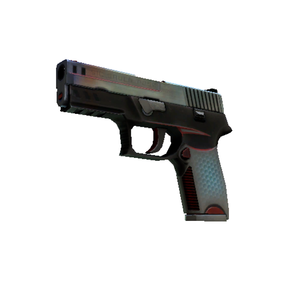 StatTrak™ P250 | Cyber Shell  (Well-Worn)