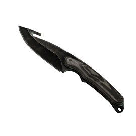 Gut Knife | Black Laminate  (Battle-Scarred)