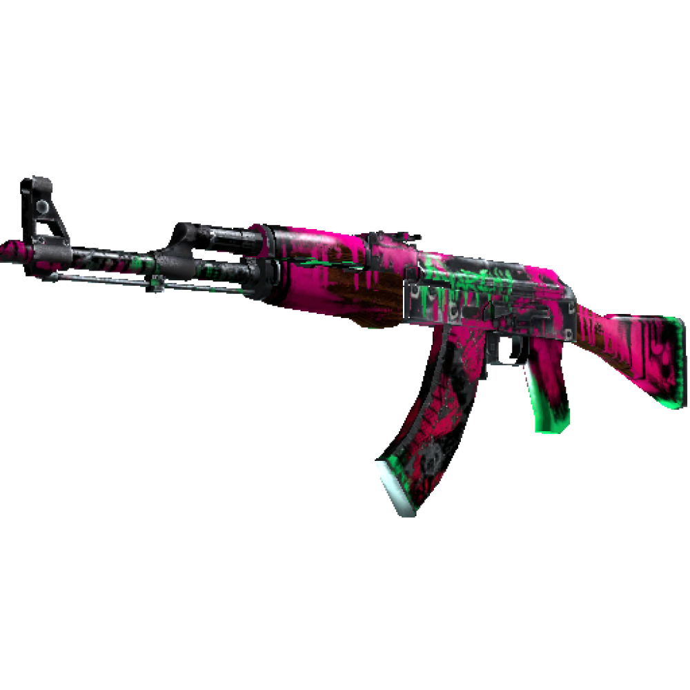 AK-47 | Neon Revolution  (Battle-Scarred)