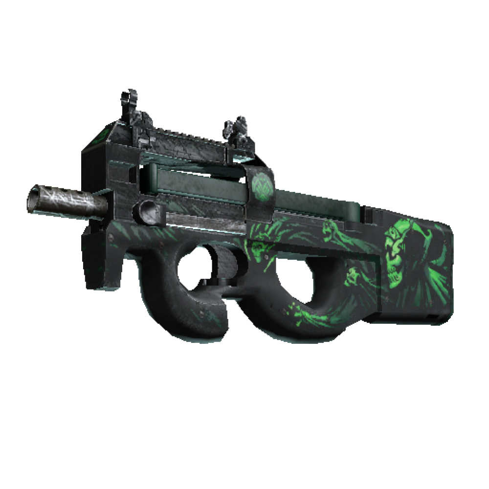 StatTrak™ P90 | Grim  (Battle-Scarred)