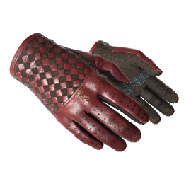 Driver Gloves | Crimson Weave  (Field-Tested)