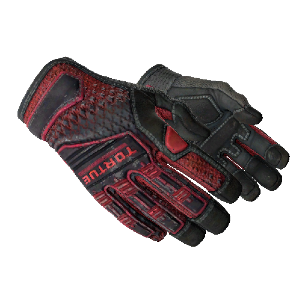 Specialist Gloves | Crimson Kimono  (Field-Tested)