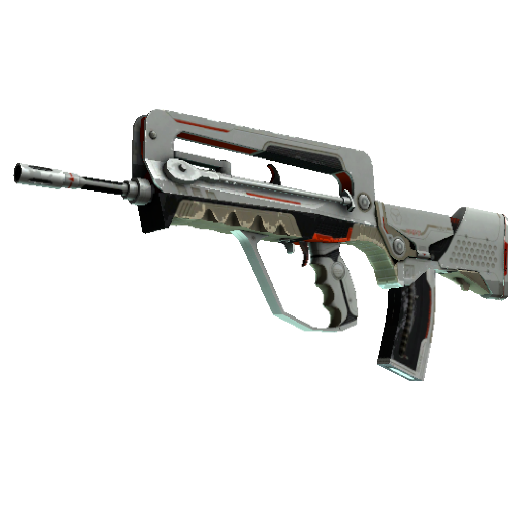 StatTrak™ FAMAS | Mecha Industries  (Well-Worn)