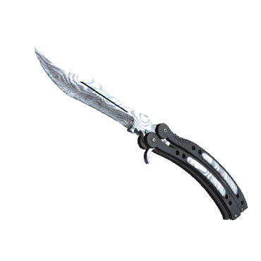 Butterfly Knife | Damascus Steel  (Minimal Wear)