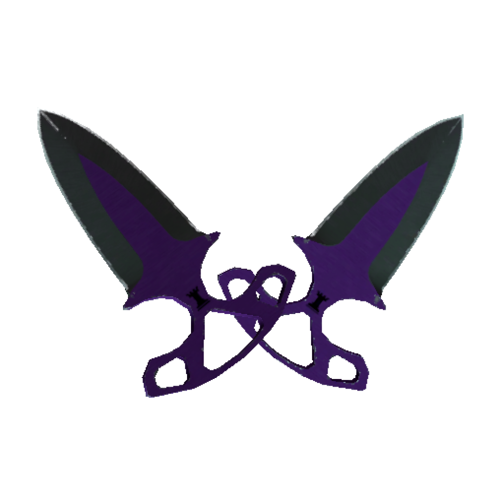 Shadow Daggers | Ultraviolet  (Well-Worn)