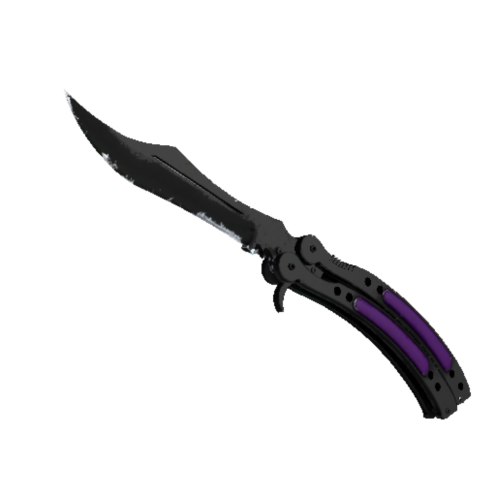 StatTrak™ Butterfly Knife | Ultraviolet  (Field-Tested)