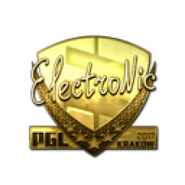 Sticker | electronic (Gold) | Krakow 2017