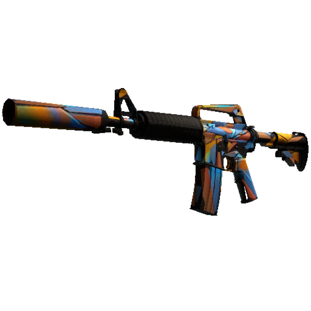 M4A1-S | Leaded Glass  (Well-Worn)