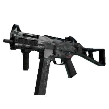 StatTrak™ UMP-45 | Arctic Wolf  (Battle-Scarred)