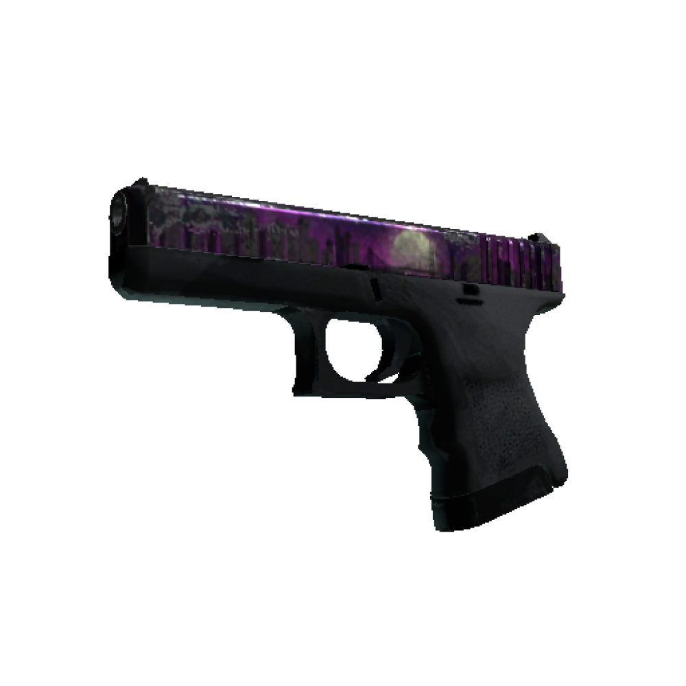 StatTrak™ Glock-18 | Moonrise  (Battle-Scarred)