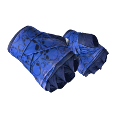 Hand Wraps | Cobalt Skulls  (Well-Worn)