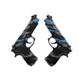 StatTrak™ Dual Berettas | Shred  (Factory New)