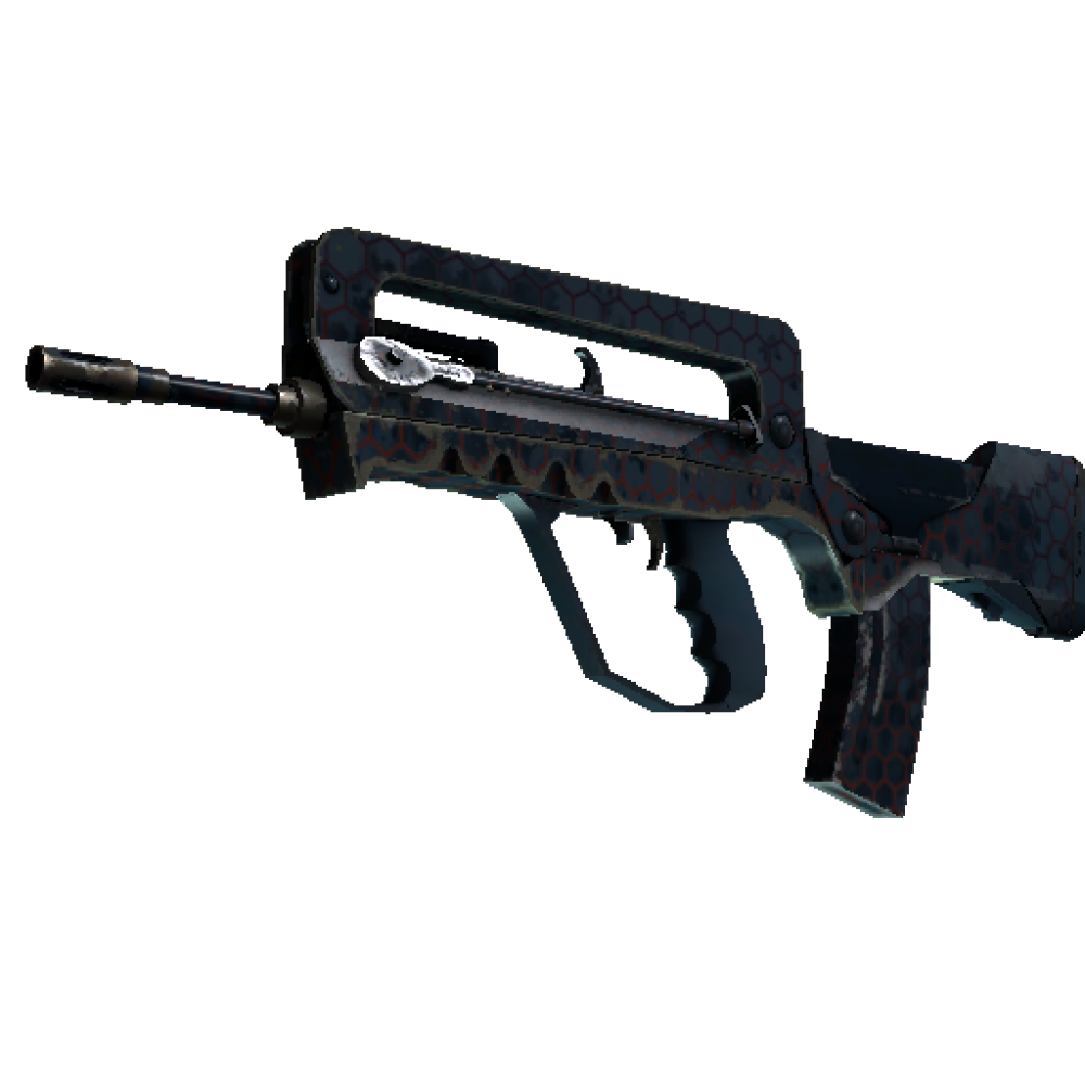 FAMAS | Hexane  (Well-Worn)