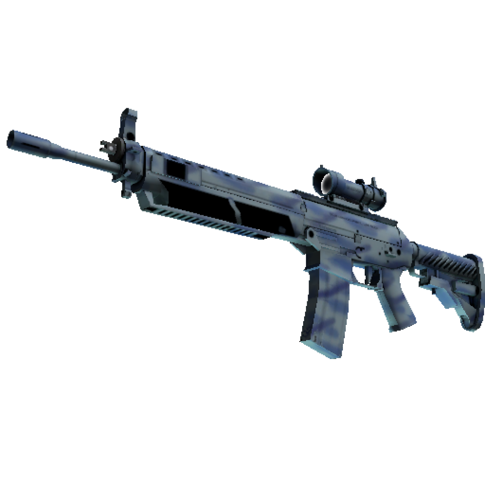 StatTrak™ SG 553 | Wave Spray  (Minimal Wear)