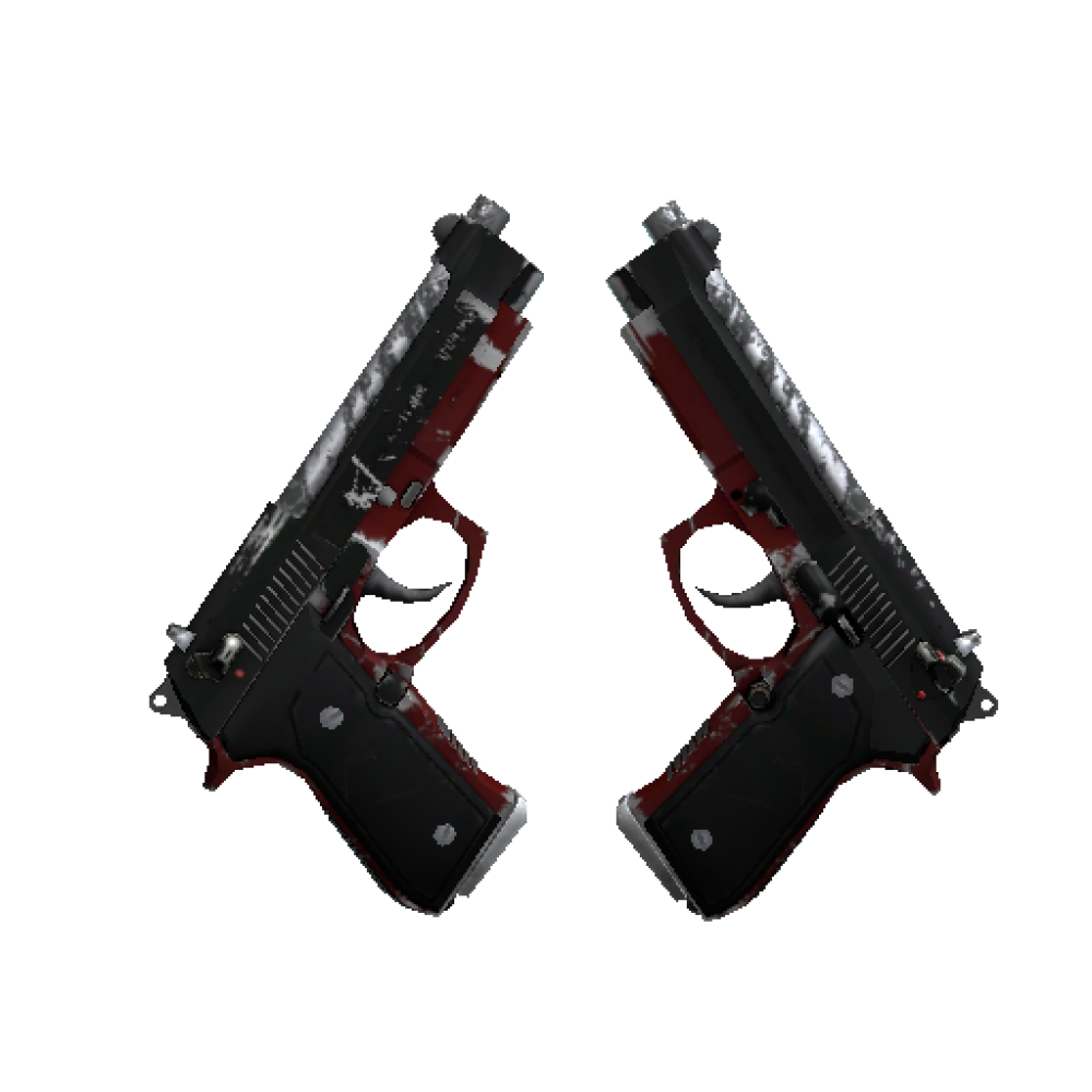 StatTrak™ Dual Berettas | Panther  (Field-Tested)