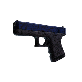 Glock-18 | Blue Fissure  (Well-Worn)