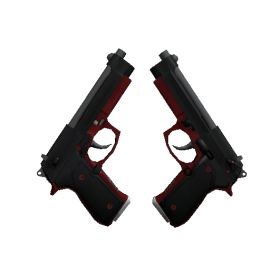 StatTrak™ Dual Berettas | Panther  (Minimal Wear)