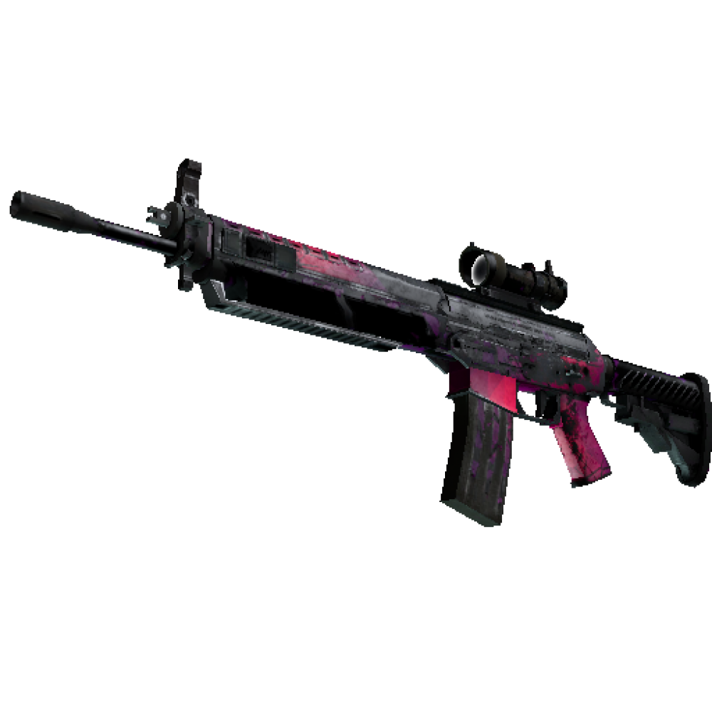 SG 553 | Pulse  (Battle-Scarred)