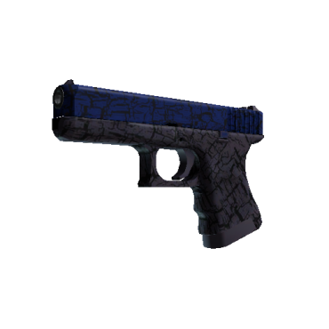 StatTrak™ Glock-18 | Blue Fissure  (Minimal Wear)