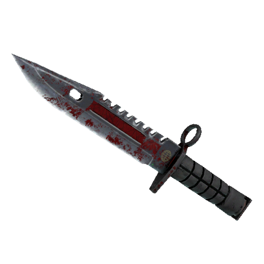 M9 Bayonet | Crimson Web  (Battle-Scarred)